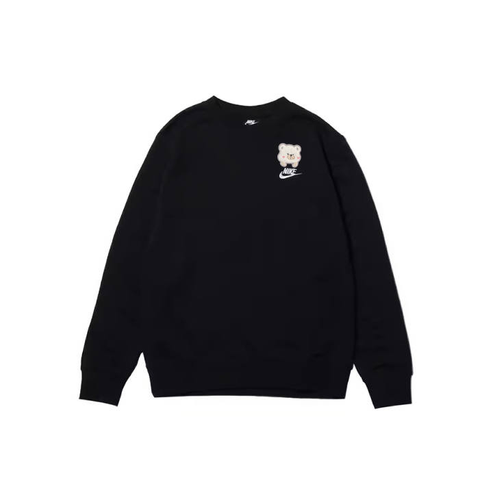 Nike Nike Sweatshirts Men's Black Crew Neck Moderate Regular