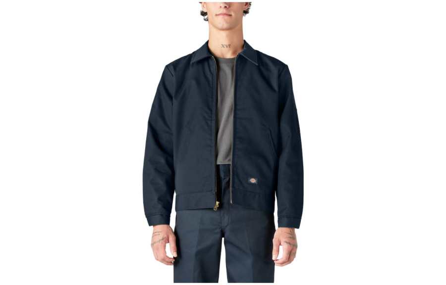 Dickies Dickies Jackets Men's Dark Marine Blue Lapel Moderate Other