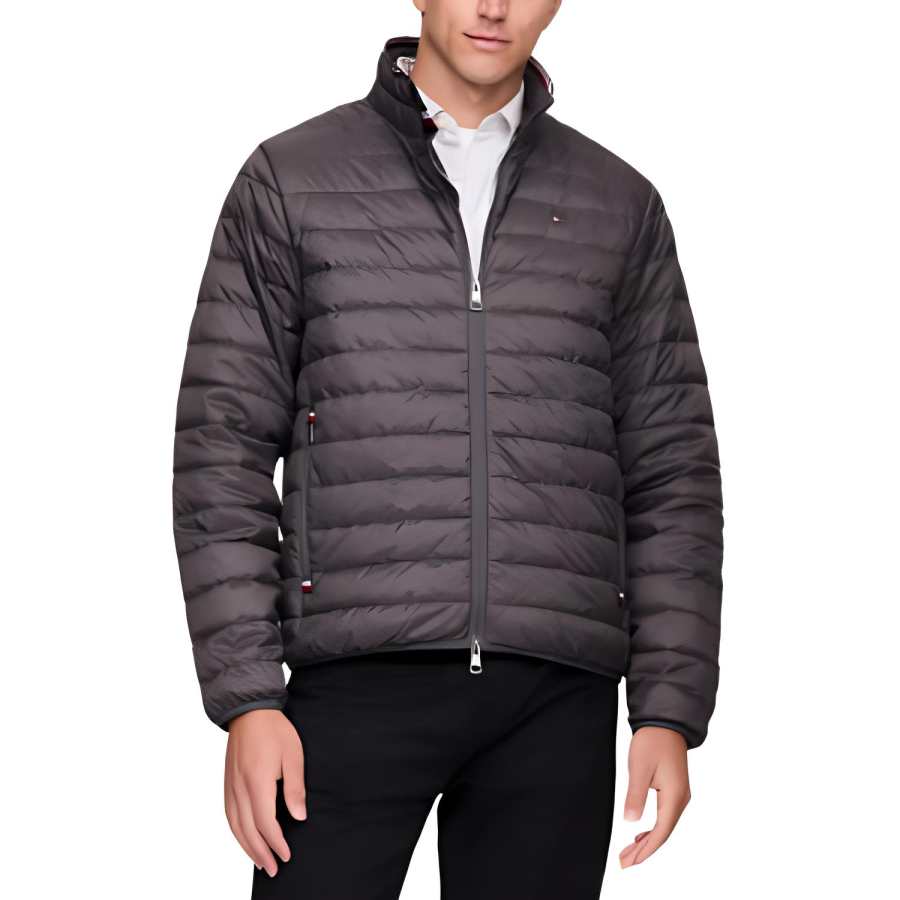 Tommy Hilfiger Puffer Jacket Men's Dark Gray