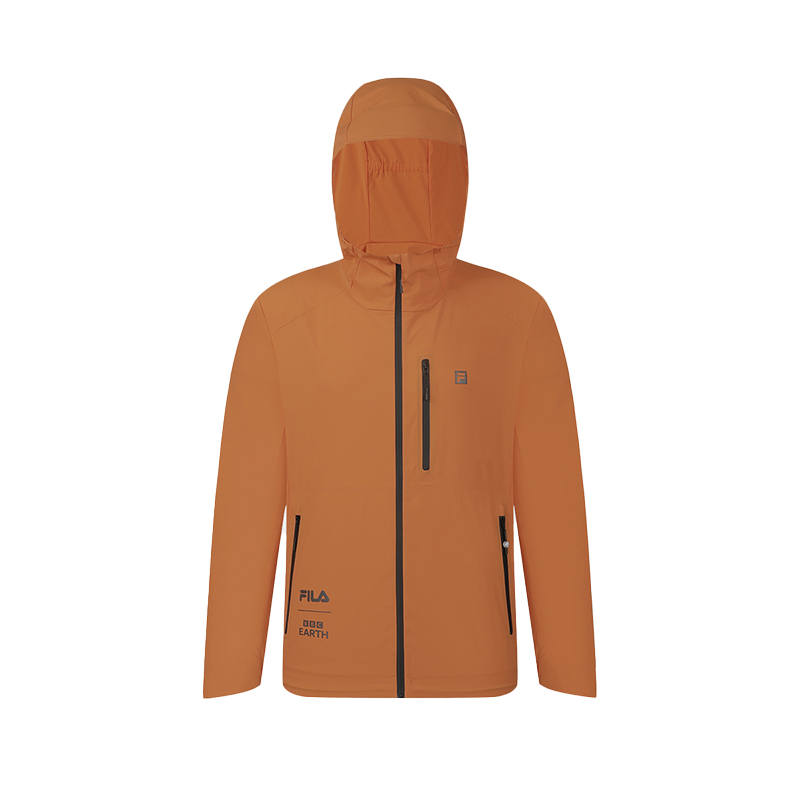 FILA x BBC EARTH Jacket Men's Sunset Orange