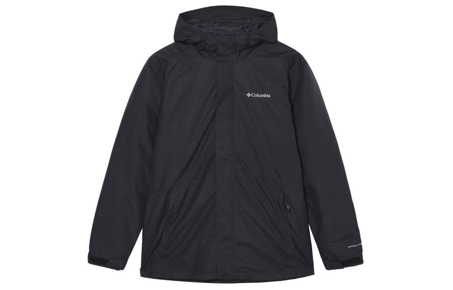 Columbia Hiking 24 Fall Windproof Thermal Windbreaker Jacket Men's Black