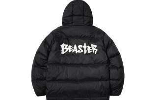 BEASTER Down Jackets Unisex Hooded Moderate Puffer Jacket