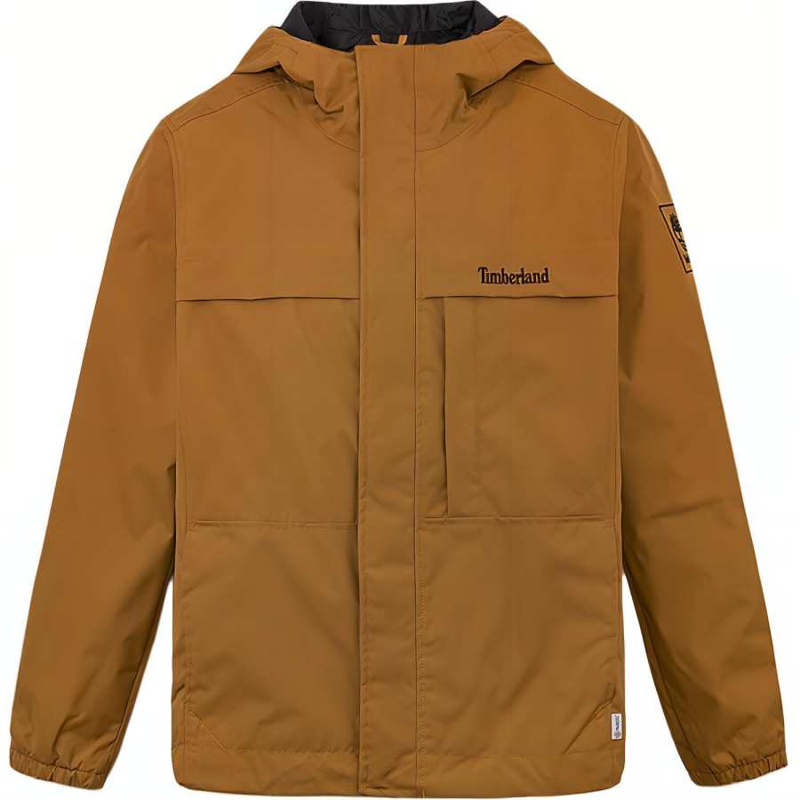 Timberland FW24 Breathable, Waterproof And Windproof Windbreaker Jacket Men's Dark Wheat