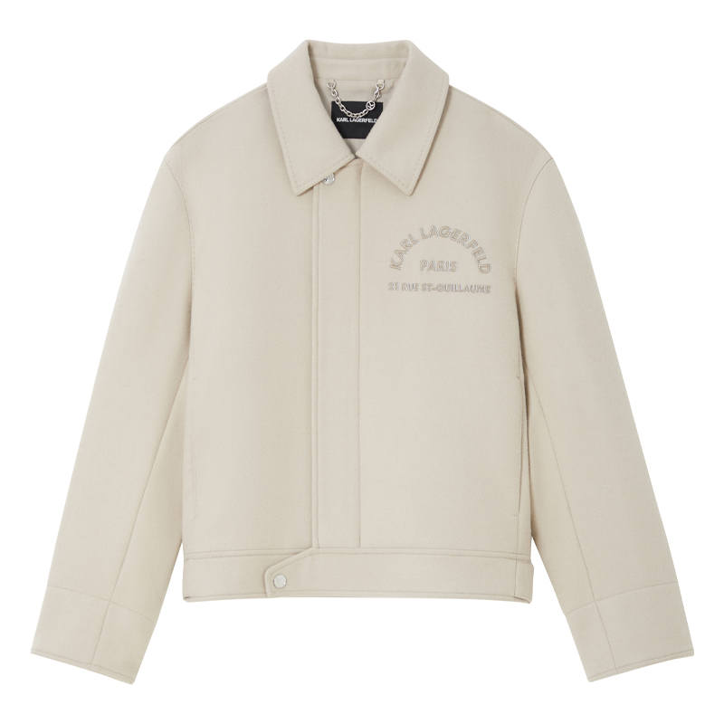 KARL LAGERFELD / Karl Lagerfeld Jeans Jackets & Coats Men's Beige Gray