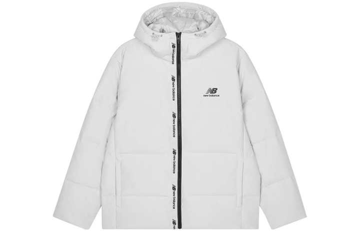 New Balance New Balance Down Jackets Men's White Hooded Thickened Other