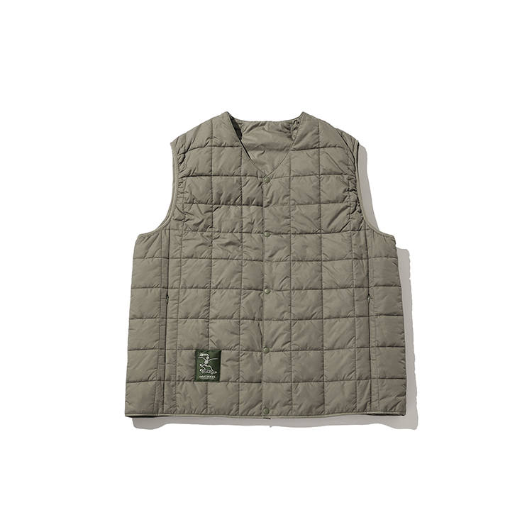 ODDCIRKUS Vests Unisex Olive Green V Neck Moderate Other