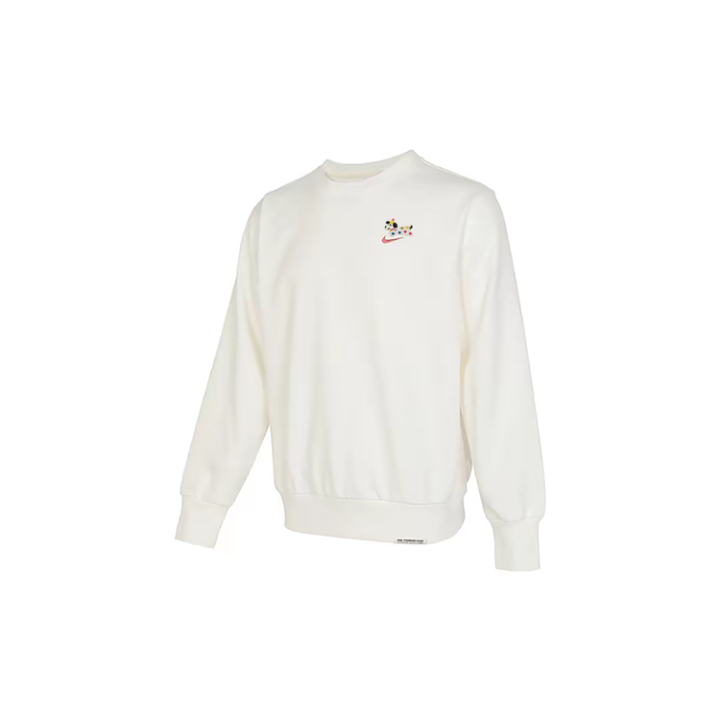 Nike Nike Sweatshirts Men's White Crew Neck Moderate Regular