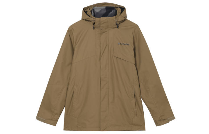 Columbia Columbia Bugaboo 3 Waterproof, Windproof, Breathable, And Thermal Windbreaker Jacket Men's Khaki
