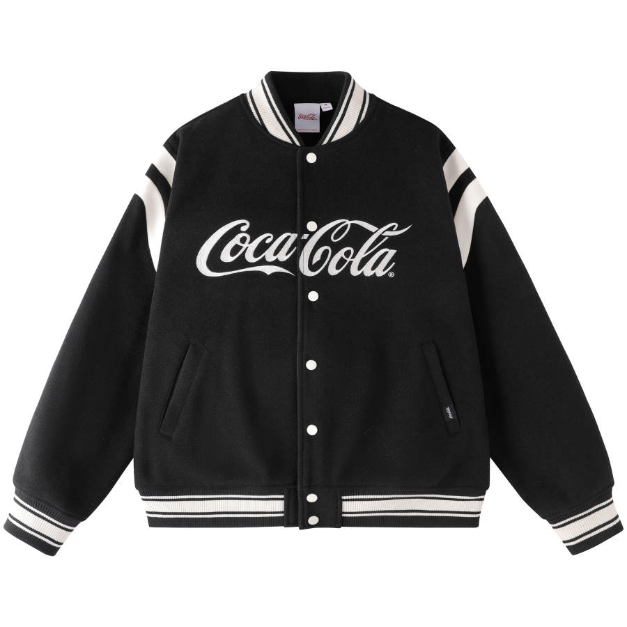 Coca-Cola Coca Cola Baseball Jacket Coat Unisex