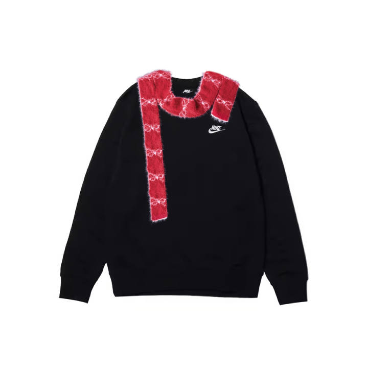 Nike Nike Sweatshirts Men's Black Crew Neck Moderate Regular
