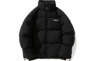 MPUX Puffer Jackets Unisex Stand Collar Thickened Padded Puffer Jacket