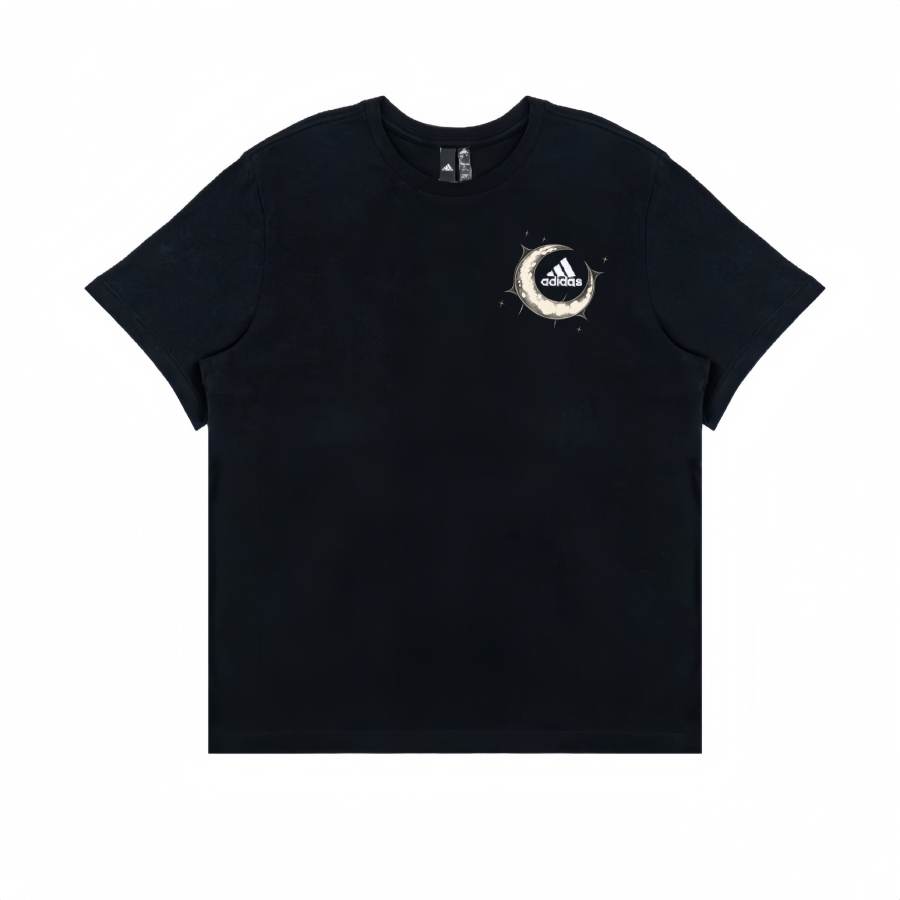 Adidas Adidas T Shirts Unisex Black Crew Neck Moderate Straight Fit