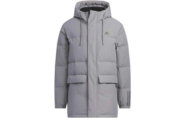 Adidas Adidas Daily DOWN MID LENGTH JACKET Down Jacket Men's Gray