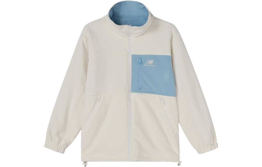 New Balance New Balance Velvet Jackets Unisex Blue Hooded Moderate