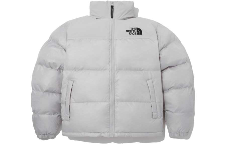 THE NORTH FACE M'S Nuptse On Ball Jacket Light Gray Unisex Korea Version