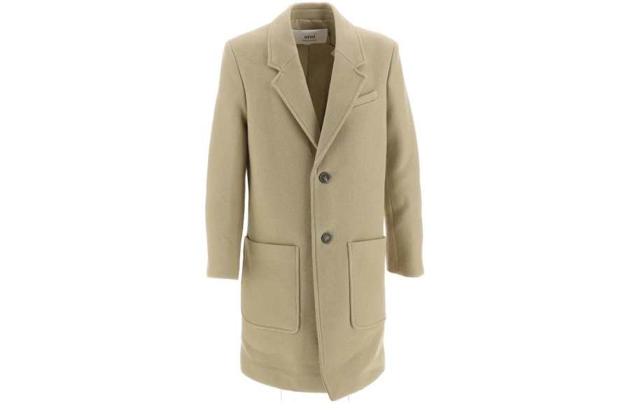 AMIPARIS Amiparis virgin wool single-breasted coat