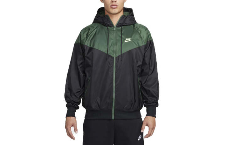Nike Nike Jackets Men's Black Green Hooded Moderate Other