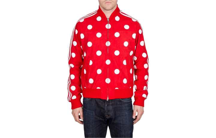 Adidas Adidas Pharrell Williams Leather Track Jacket Jackets & Coats Men's Red