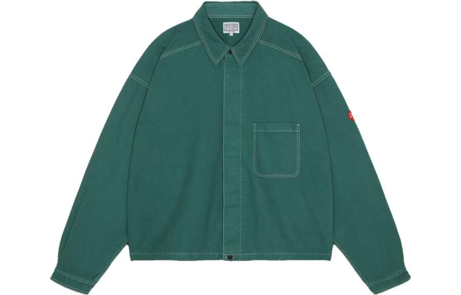 Cav Empt Cav Empt Jackets Men's Green Pointed Collar Moderate Other