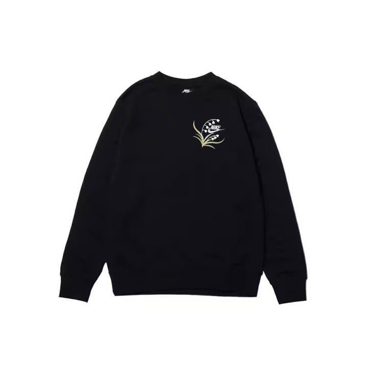 Nike Nike Sweatshirts Men's Black Crew Neck Moderate Regular