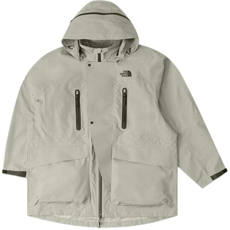 THE NORTH FACE Urban Exploration Waterproof, Windproof, And Breathable Windbreaker Jacket Men's Gray