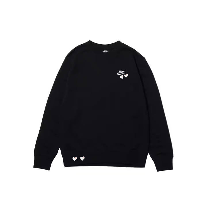 Nike Nike Sweatshirts Men's Black Crew Neck Moderate Regular
