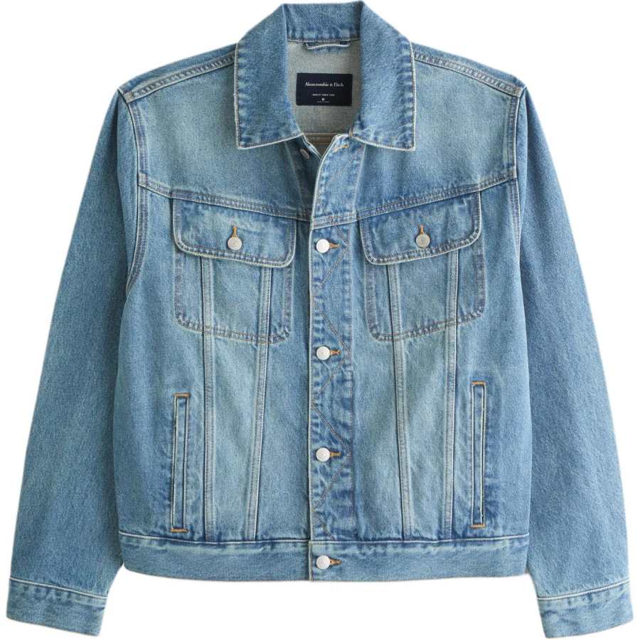 Abercrombie&Fitch Denim Jacket Men's Medium Blue