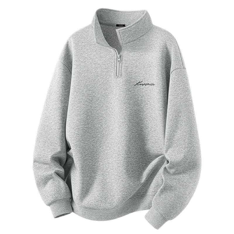 MINISO Sweatshirts Unisex Stand Collar Moderate Heavyweight