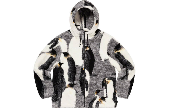 Supreme Supreme Penguins Hooded Fleece Jacket