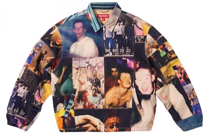 Supreme Supreme Mark Leckey Hardcore Patchwork Harrington Jacket
