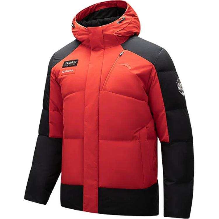 ANTA Anta Variety Training Collection Down Jacket Men's Classic Red/Basic Black