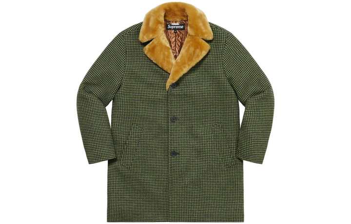 Supreme Supreme Fur Collar Car Coat