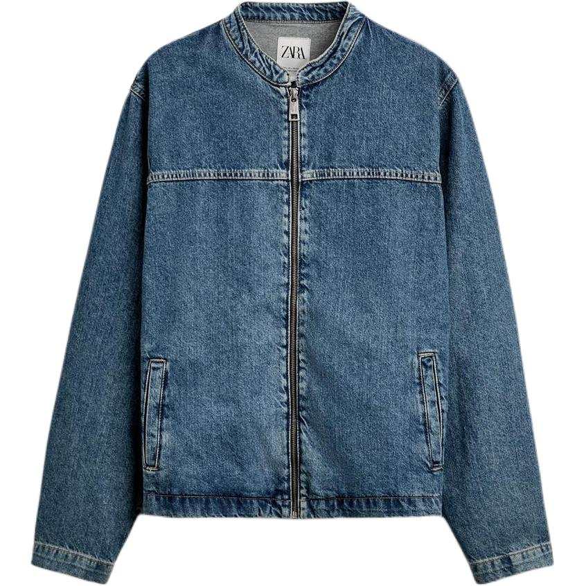 ZARA ZARA Denim Jackets Men's Blue Moderate