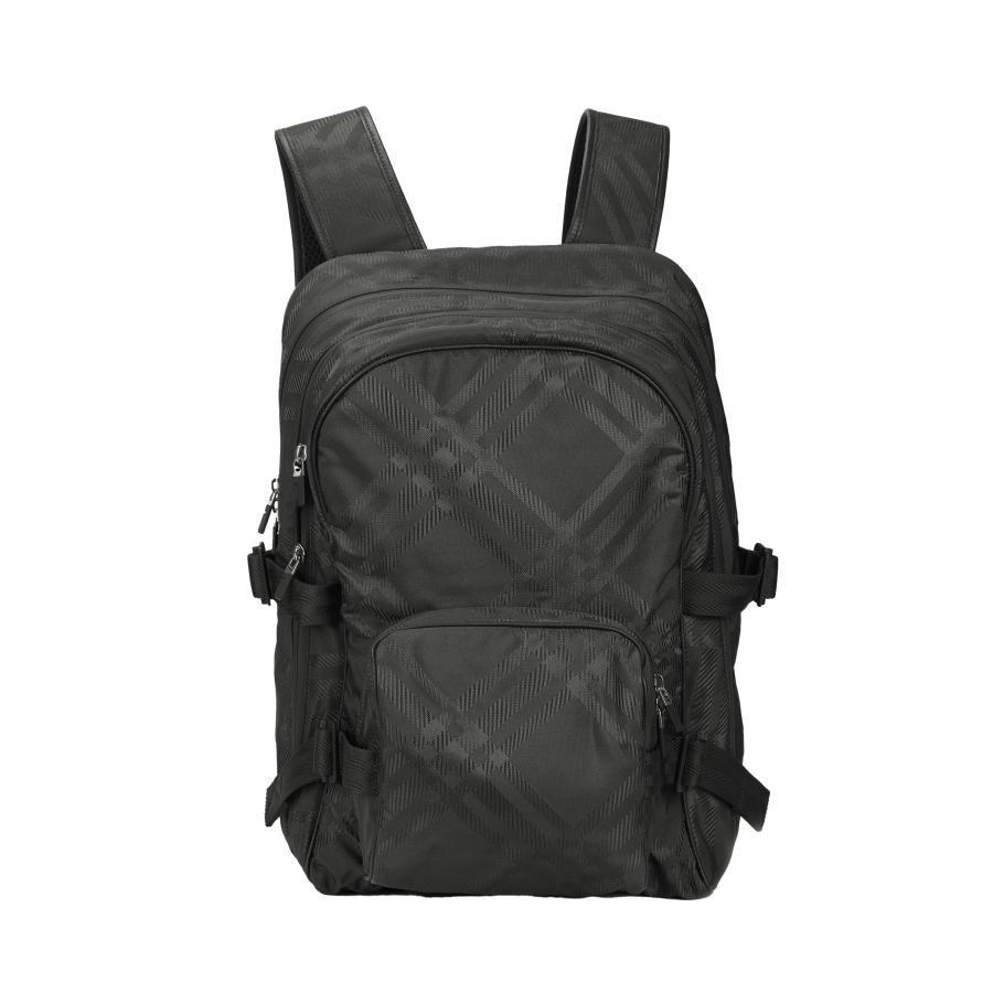 Burberry Burberry Polyamide Blended With Polyester Backpack Men's Black