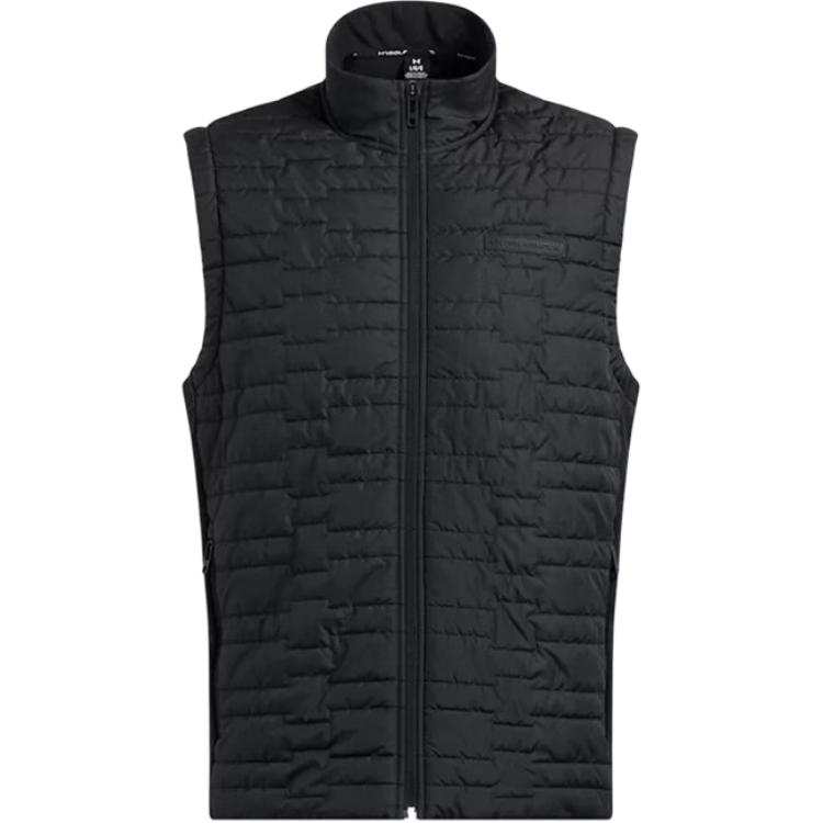 Under Armour Vests Men's Black Stand Collar Moderate Other