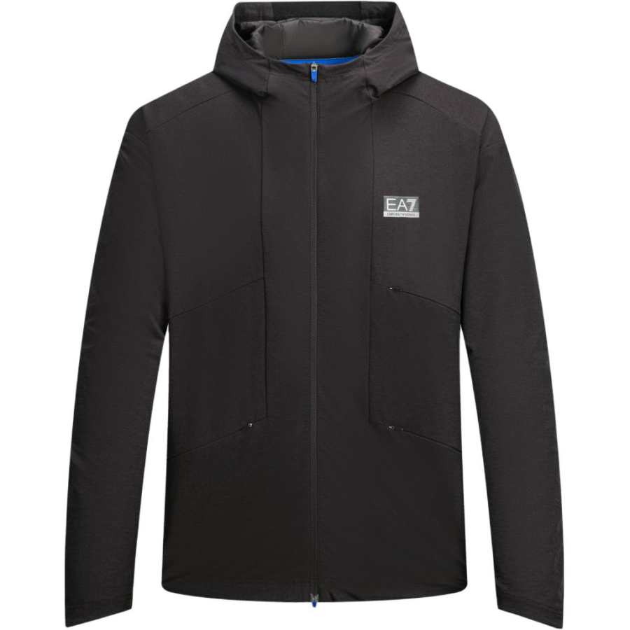 EMPORIO ARMANI Logo patch Hooded Jacket
