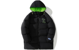 GOLFCROSS Puffer Jackets Unisex Hooded Thickened Padded Puffer Jacket