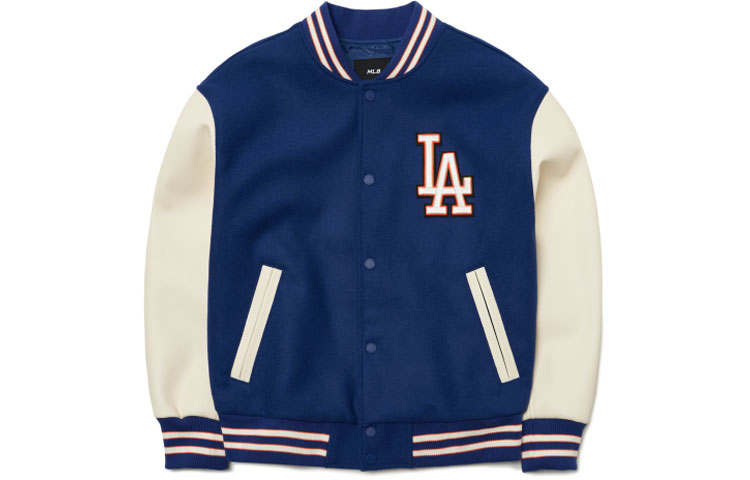 MLB Base Logo Baseball Jerseys Unisex Blue Baseball Collar Moderate Straight Fit