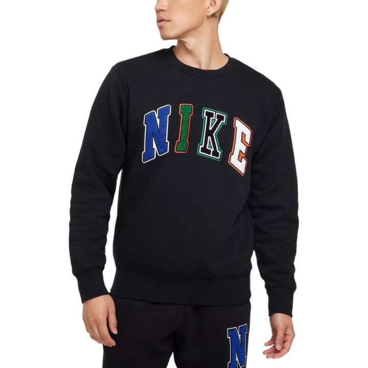 Nike Nike Sweatshirts Men's Black Crew Neck Moderate