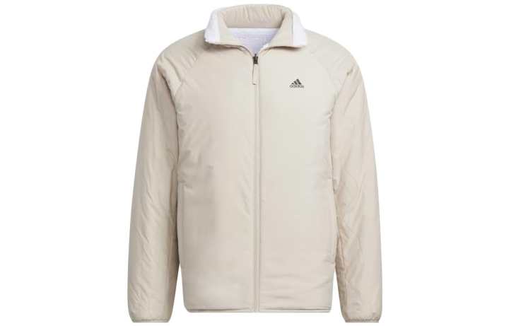 Adidas Adidas Jackets Men's Ecru Stand Collar Moderate Other