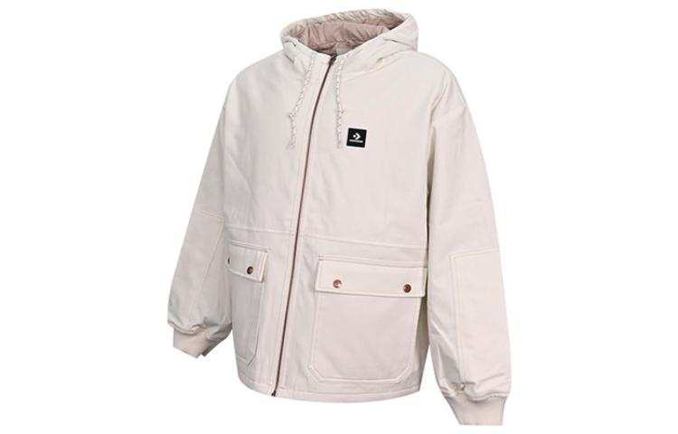Converse Converse Puffer Jackets Men's White Hooded Moderate Other