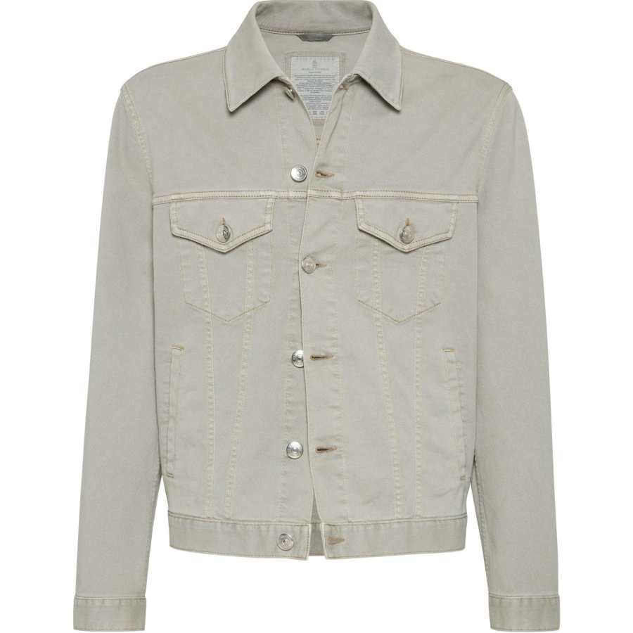Brunello Cucinelli Brunello Cucinelli Long Sleeved Denim Jacket