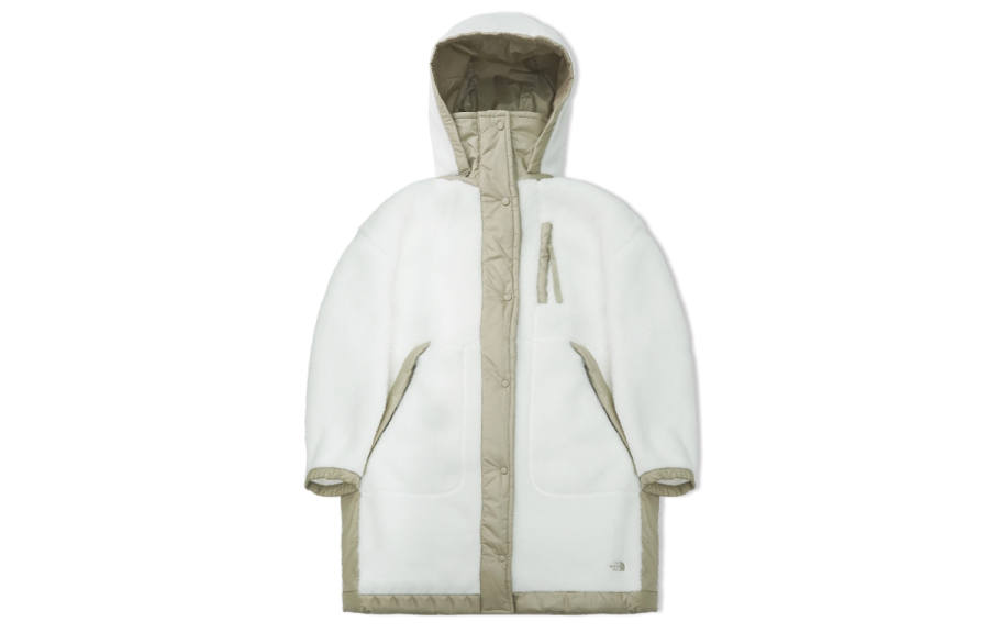 THE NORTH FACE Designer Collection Velvet Jackets Unisex White Hooded Moderate