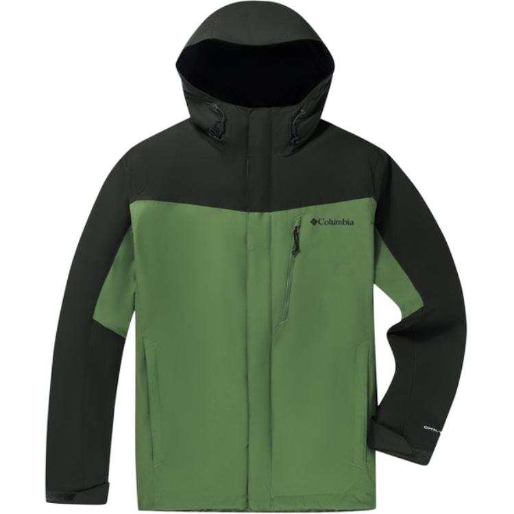 Columbia Waterproof Thermal Heat Reflective Windbreaker Jacket Men's Green