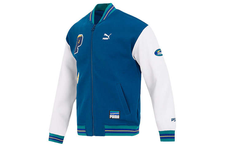 PUMA PUMA FW23 Baseball Jacket Unisex Blue