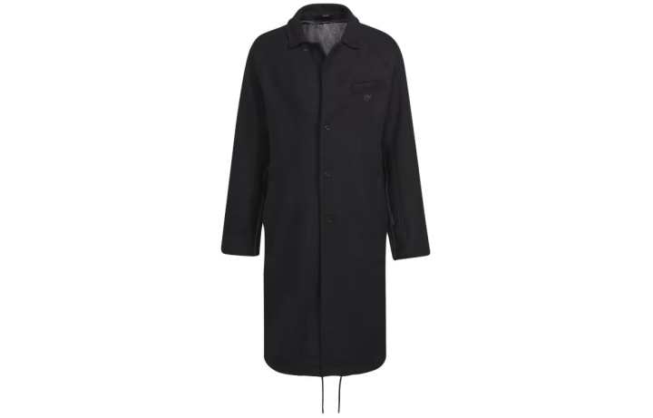 Adidas Adidas Blue Version Wool Coat Men's Black