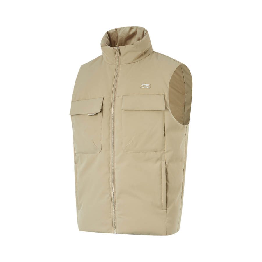 Li-Ning Li Ning Sports Trendy Collection Vest Men's Milk Khaki