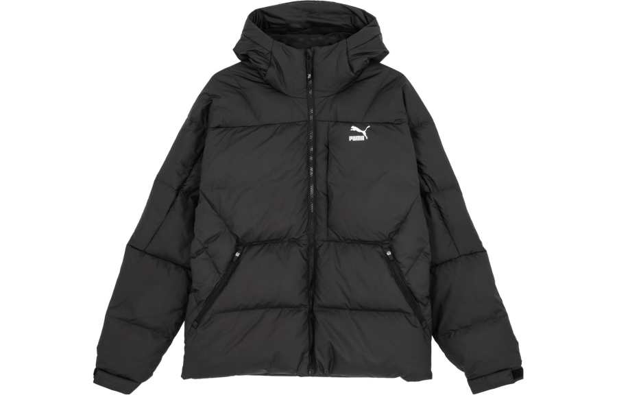 PUMA PUMA MCFC Down Jackets Men's Black Hooded Moderate Other