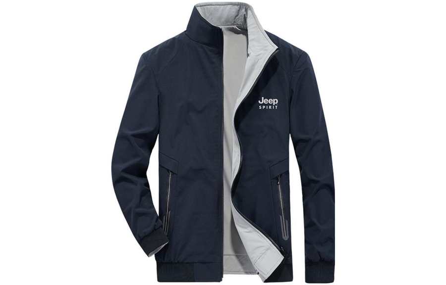 JEEP SPIRIT Jackets Men's Stand Collar Moderate Other