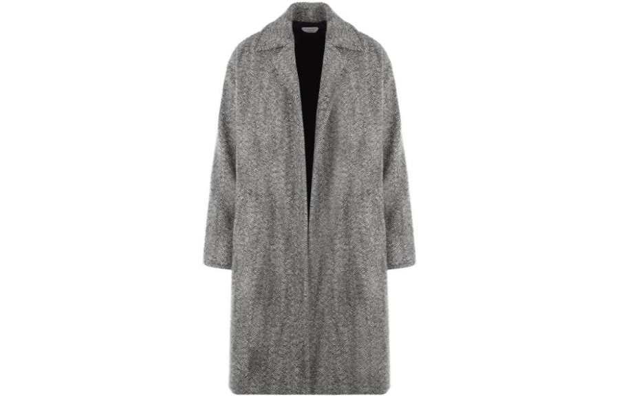 Bottega Veneta Bottega Veneta Herringbone Pattern Oversized Coat